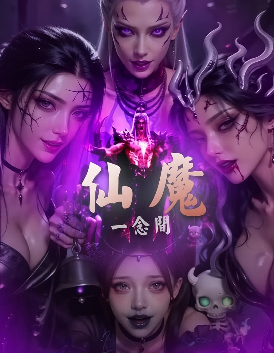 《仙魔一念间》 仙侠 灵异 恐怖 高清海报