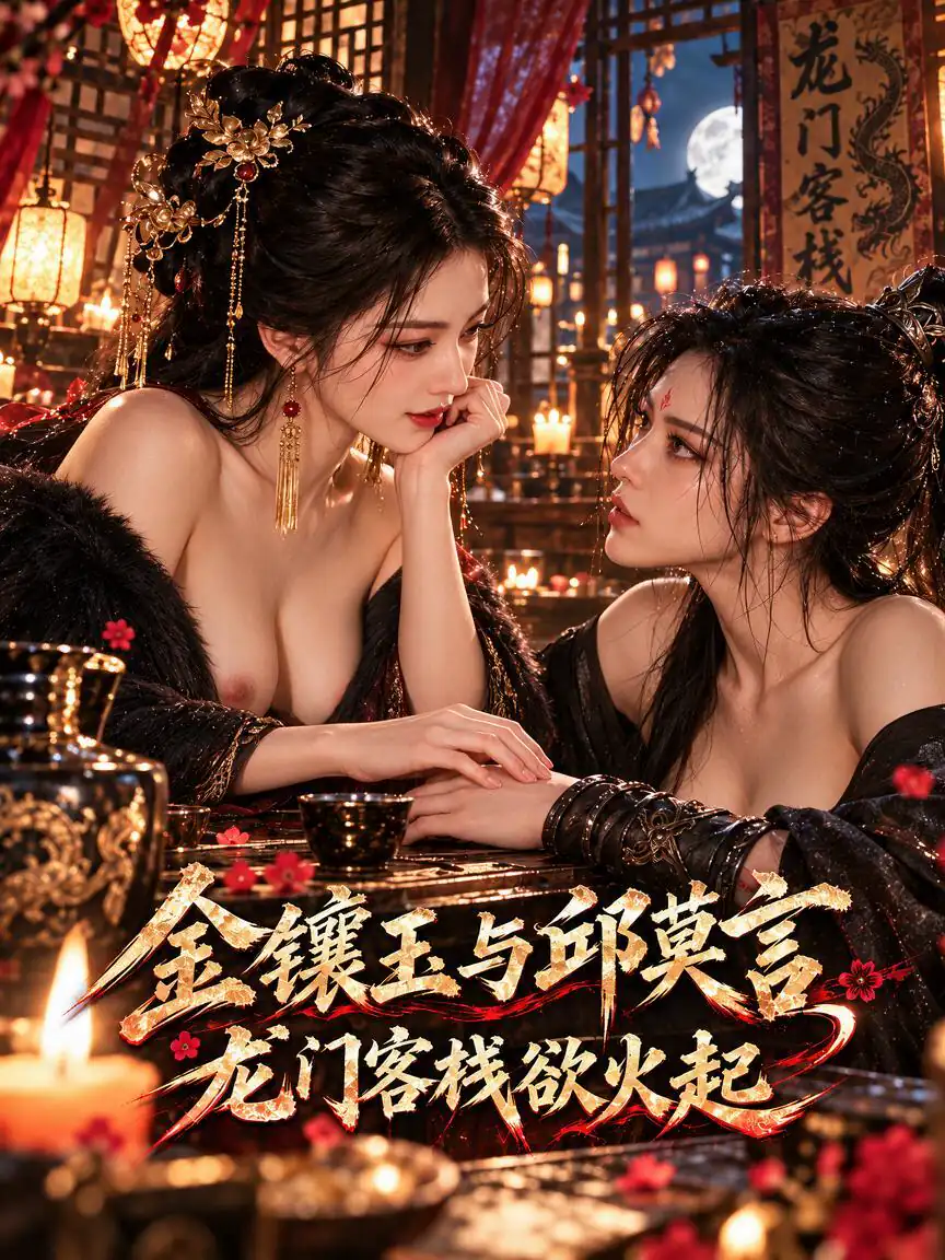 《金镶玉与邱莫言 龙门客栈欲火起》 爱情 古装 高清海报