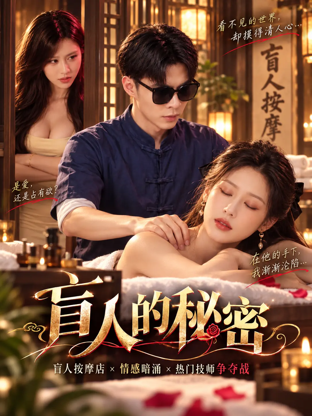 《盲人的秘密》 现言 爱情 甜宠 高清海报