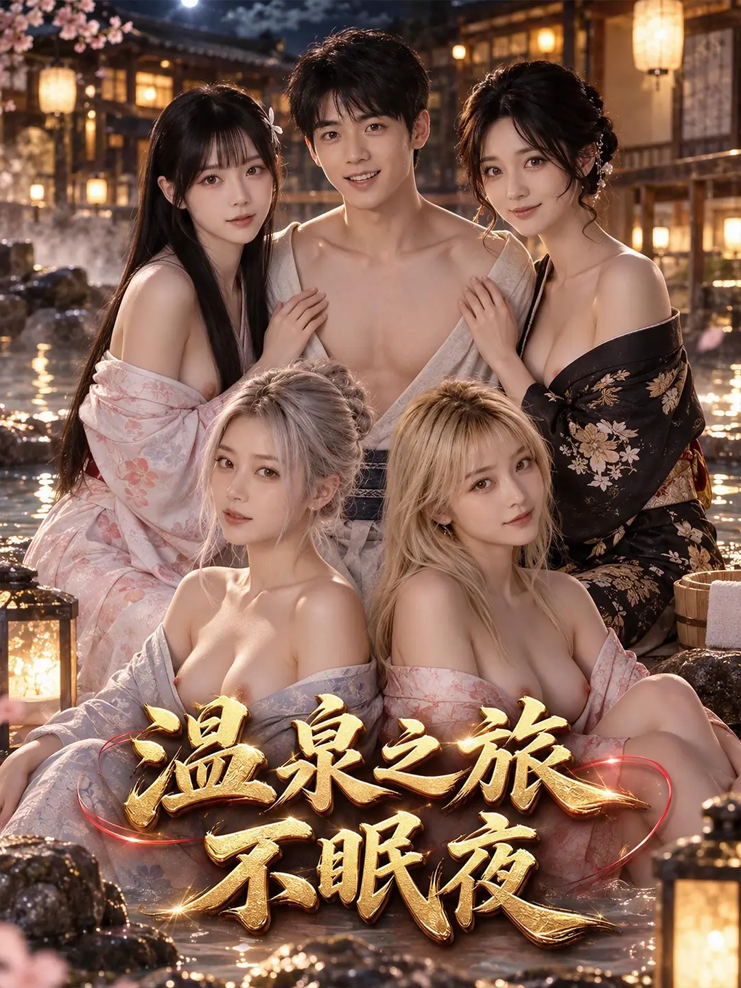 《温泉之旅不眠夜》 现言 爱情 甜宠 高清海报