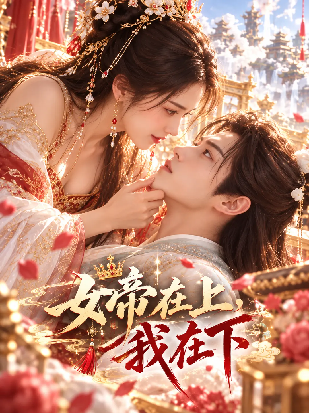 《女帝在上，我在下》 爱情 甜宠 女性成长 高清海报